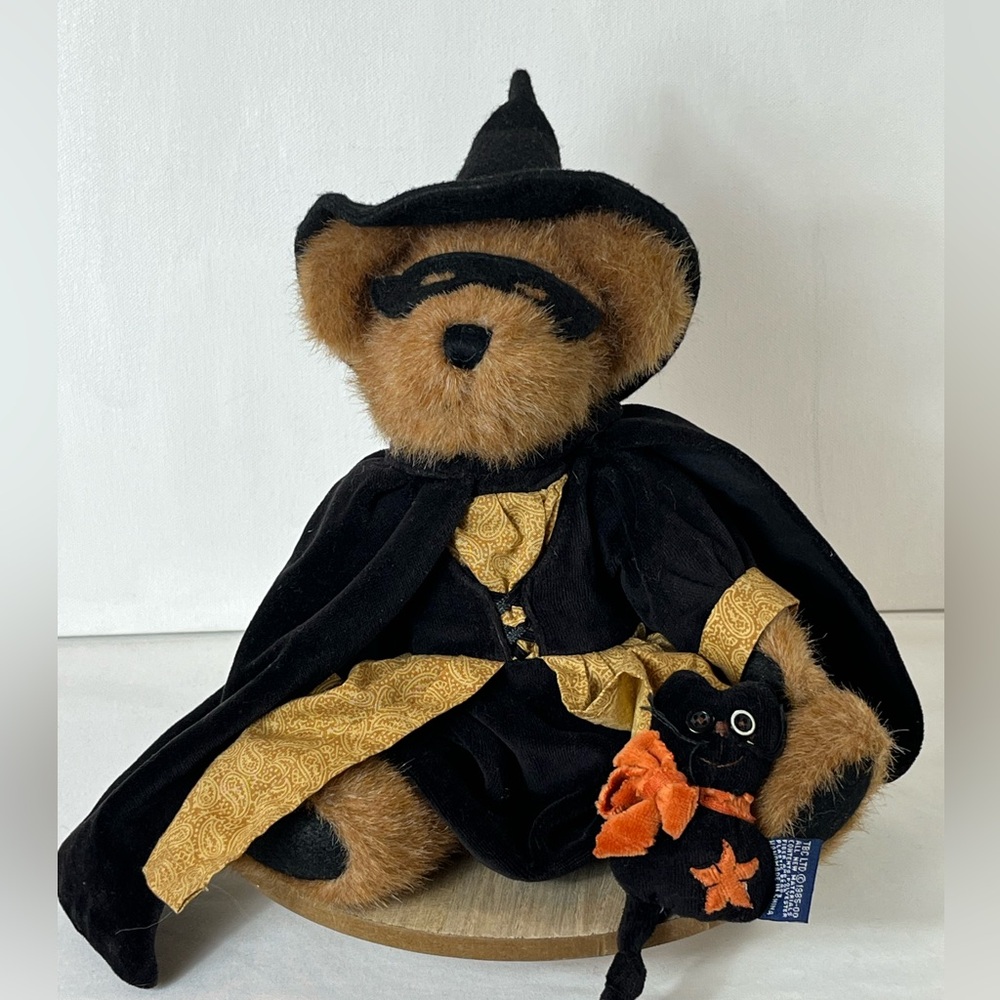Boyds Bear Halloween Doll Plush Tabitha Spellbinder Midnight Stuffed Animal 90’s